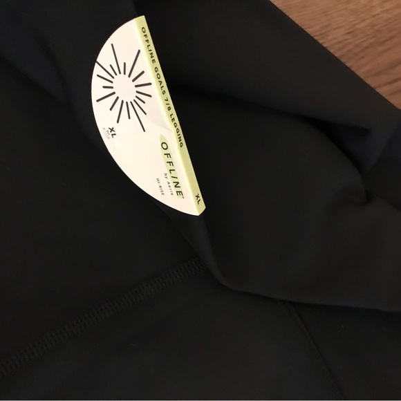 NWT Aerie Offline Logo Stripe Legging sz XL - Picture 4 of 6